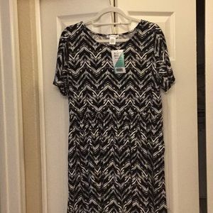 Black and white dress